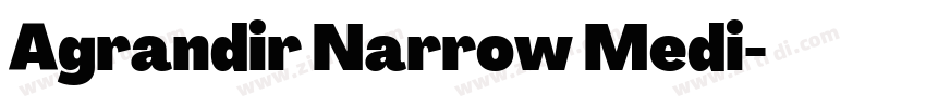 Agrandir Narrow Medi字体转换 Agrandir Narrow Medi字体转换